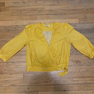 NWT Madewell gold star blouse